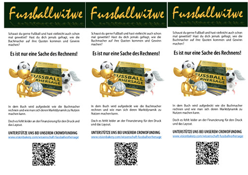 Crowdfunding Aufruf - Flyer Handout